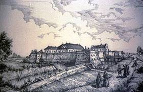 Замок в Збаражі в XVIII ст.